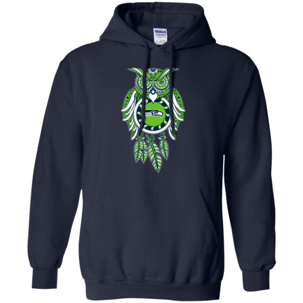 Dreamcatcher Owl Seattle Seahawks T Shirt