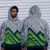 Fashion Cross Line Seattle Seahawks Hoodie