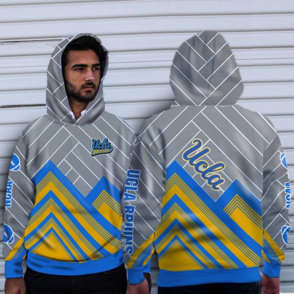 Fashion Cross Line Ucla Bruins Hoodie