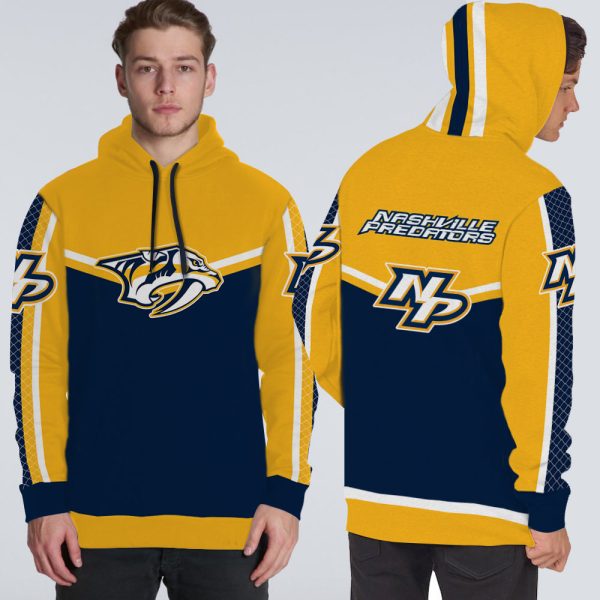 Fashion Gorgeous Fitting Nashville Predators Hoodie