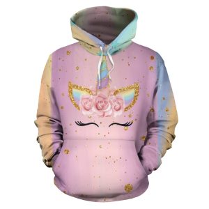 Funny 3D Unicorn All Over Printed Hoodies