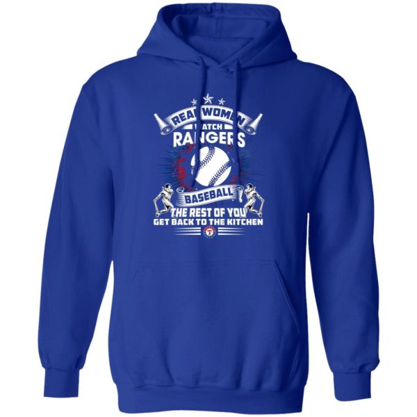 Funny Gift Real Women Watch Texas Rangers T Shirt