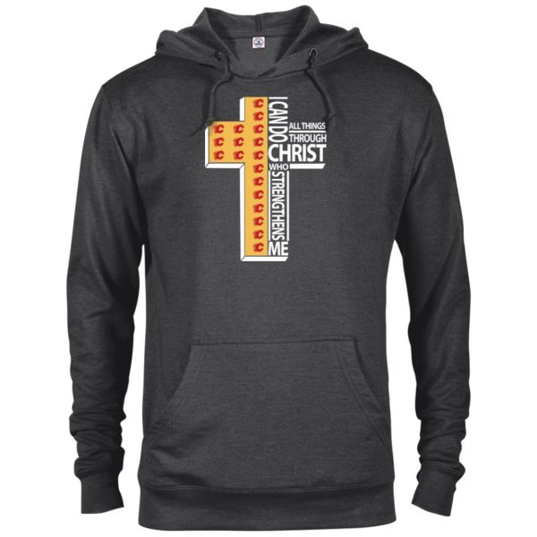 Gorgeous I Can Do All Things Through Christ Calgary Flames T Shirts