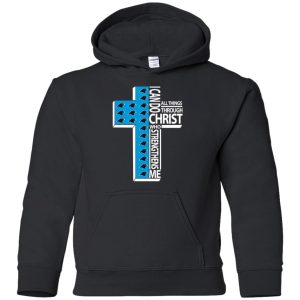 Gorgeous I Can Do All Things Through Christ Carolina Panthers T Shirts