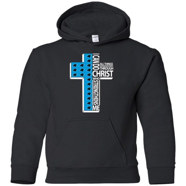 Gorgeous I Can Do All Things Through Christ Carolina Panthers T Shirts