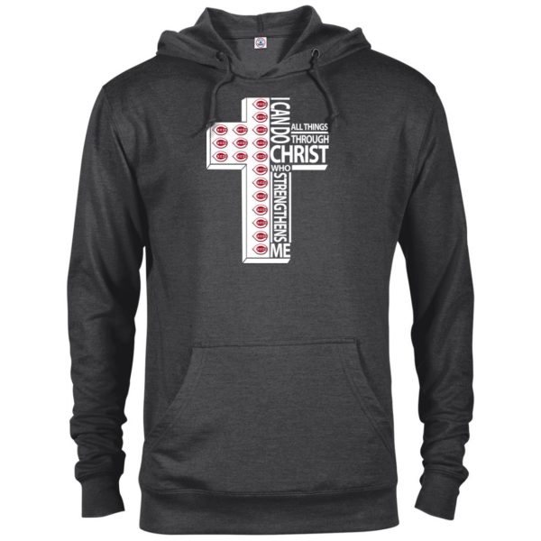 Gorgeous I Can Do All Things Through Christ Cincinnati Reds T Shirts