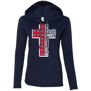 Gorgeous I Can Do All Things Through Christ Columbus Blue Jackets T Shirts