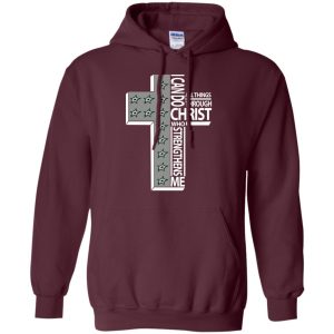 Gorgeous I Can Do All Things Through Christ Dallas Stars T Shirts