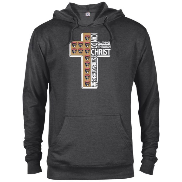 Gorgeous I Can Do All Things Through Christ Florida Panthers T Shirts