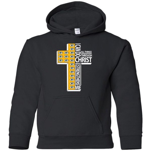 Gorgeous I Can Do All Things Through Christ Green Bay Packers T Shirts
