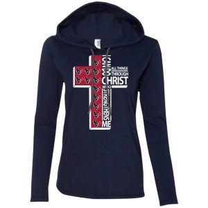 Gorgeous I Can Do All Things Through Christ Houston Texans T Shirts