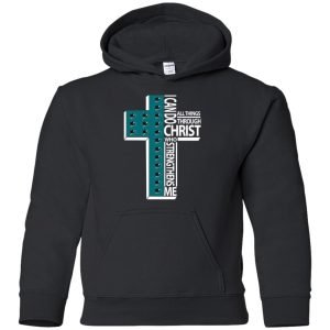 Gorgeous I Can Do All Things Through Christ San Jose Sharks T Shirts
