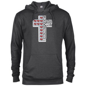 Gorgeous I Can Do All Things Through Christ Tampa Bay Buccaneers T Shirts