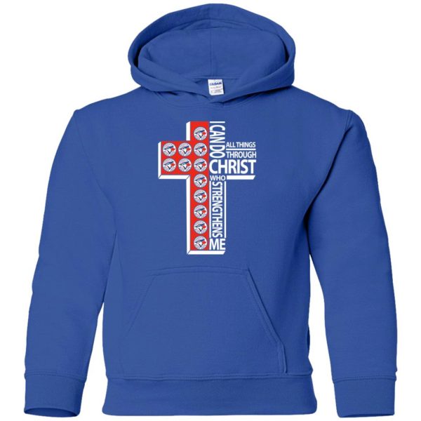 Gorgeous I Can Do All Things Through Christ Toronto Blue Jays T Shirts