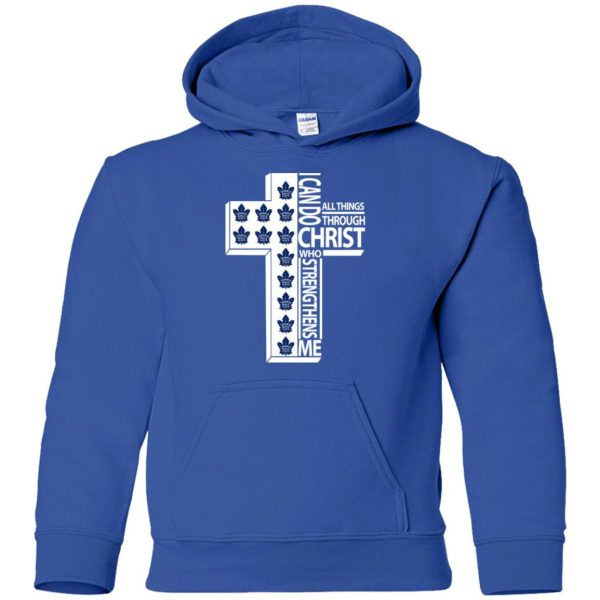 Gorgeous I Can Do All Things Through Christ Toronto Maple Leafs T Shirts