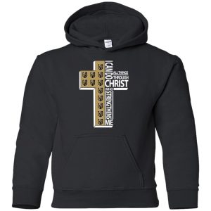 Gorgeous I Can Do All Things Through Christ Vegas Golden Knights T Shirts