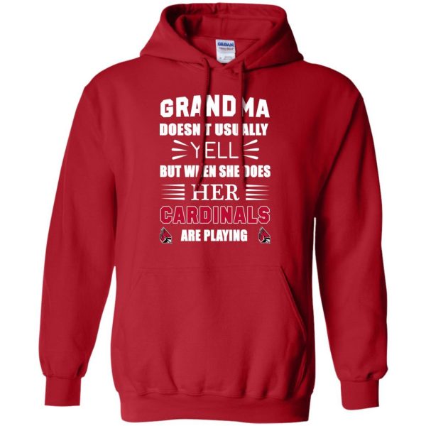 Grandma Doesn'T Usually Yell Ball State Cardinals T Shirts