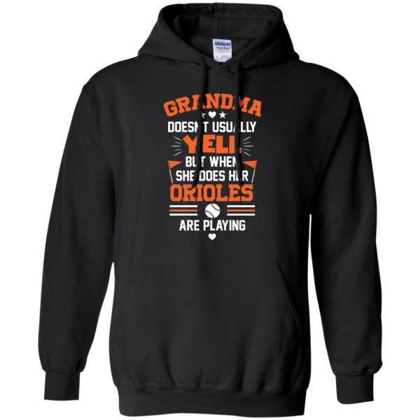 Grandma Doesn'T Usually Yell Baltimore Orioles T Shirts