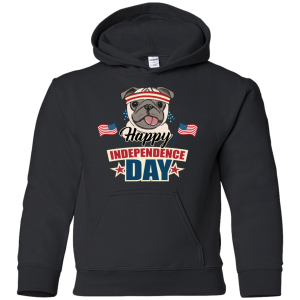 Happy Independence Day Pug T Shirts V2
