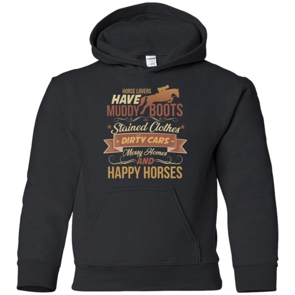 Have Muddy Boots And Happy Horses Tshirt For Equestrian Gift