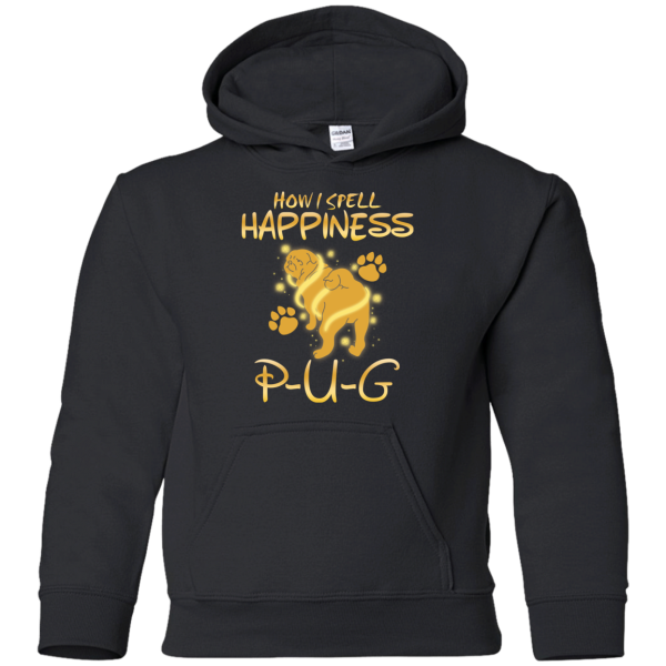 How I Spell Happiness Pug T Shirts