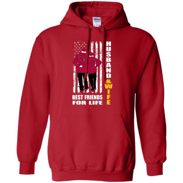 Husband And Wife Best Friends For Life Arizona Cardinals T Shirt