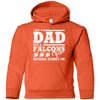 I Am A Dad And A Fan Nothing Scares Me Bowling Green Falcons T Shirt