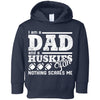 I Am A Dad And A Fan Nothing Scares Me Connecticut Huskies T Shirt