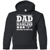 I Am A Dad And A Fan Nothing Scares Me Miami Marlins T Shirt