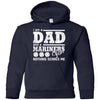 I Am A Dad And A Fan Nothing Scares Me Seattle Mariners T Shirt