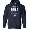 I Hate Being Sexy But I'M Fan So I Can'T Help It Connecticut Huskies Navy T Shirts