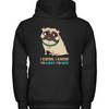 I Know I'M Lucky I'M Cute Pug T Shirts