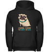 I Know I'M Lucky I'M Cute Pug T Shirts
