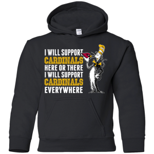 I Will Support Everywhere Arizona Cardinals T Shirts