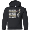 I Will Support Everywhere Arizona Coyotes T Shirts