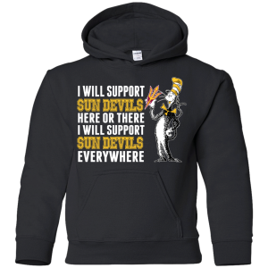 I Will Support Everywhere Arizona State Sun Devils T Shirts