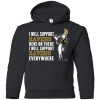 I Will Support Everywhere Baltimore Ravens T Shirts