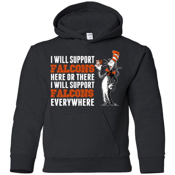 I Will Support Everywhere Bowling Green Falcons T Shirts