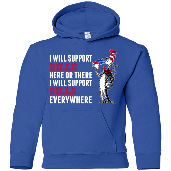 I Will Support Everywhere Buffalo Bills T Shirts