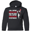 I Will Support Everywhere Carolina Hurricanes T Shirts