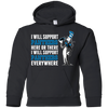 I Will Support Everywhere Carolina Panthers T Shirts