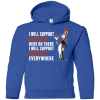 I Will Support Everywhere Chicago Bears T Shirts