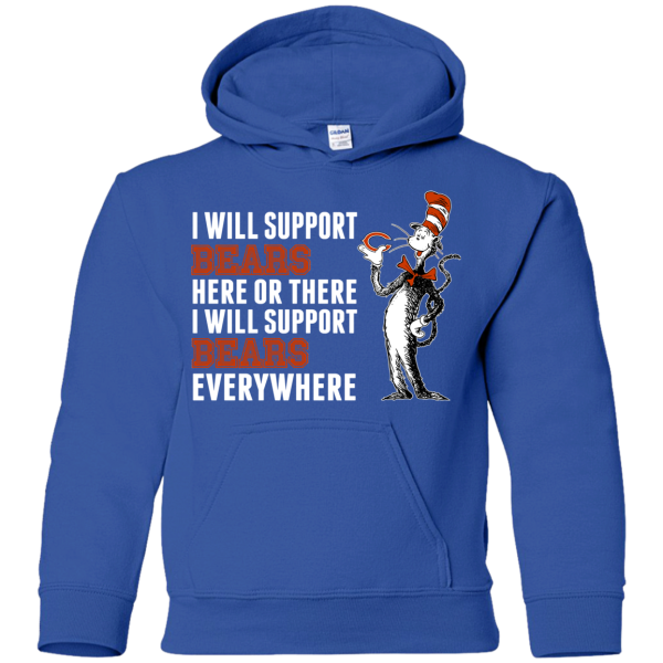 I Will Support Everywhere Chicago Bears T Shirts