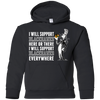 I Will Support Everywhere Chicago Blackhawks T Shirts