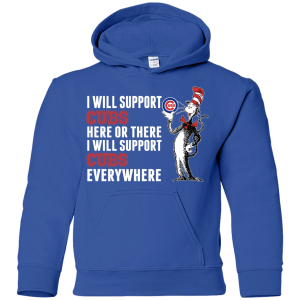I Will Support Everywhere Chicago Cubs T Shirts