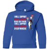 I Will Support Everywhere Columbus Blue Jackets T Shirts