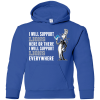 I Will Support Everywhere Detroit Lions T Shirts