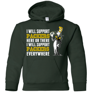 I Will Support Everywhere Green Bay Packers T Shirts