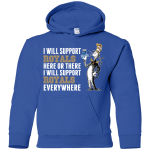 I Will Support Everywhere Kansas City Royals T Shirts
