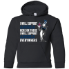 I Will Support Everywhere Los Angeles Angels T Shirts